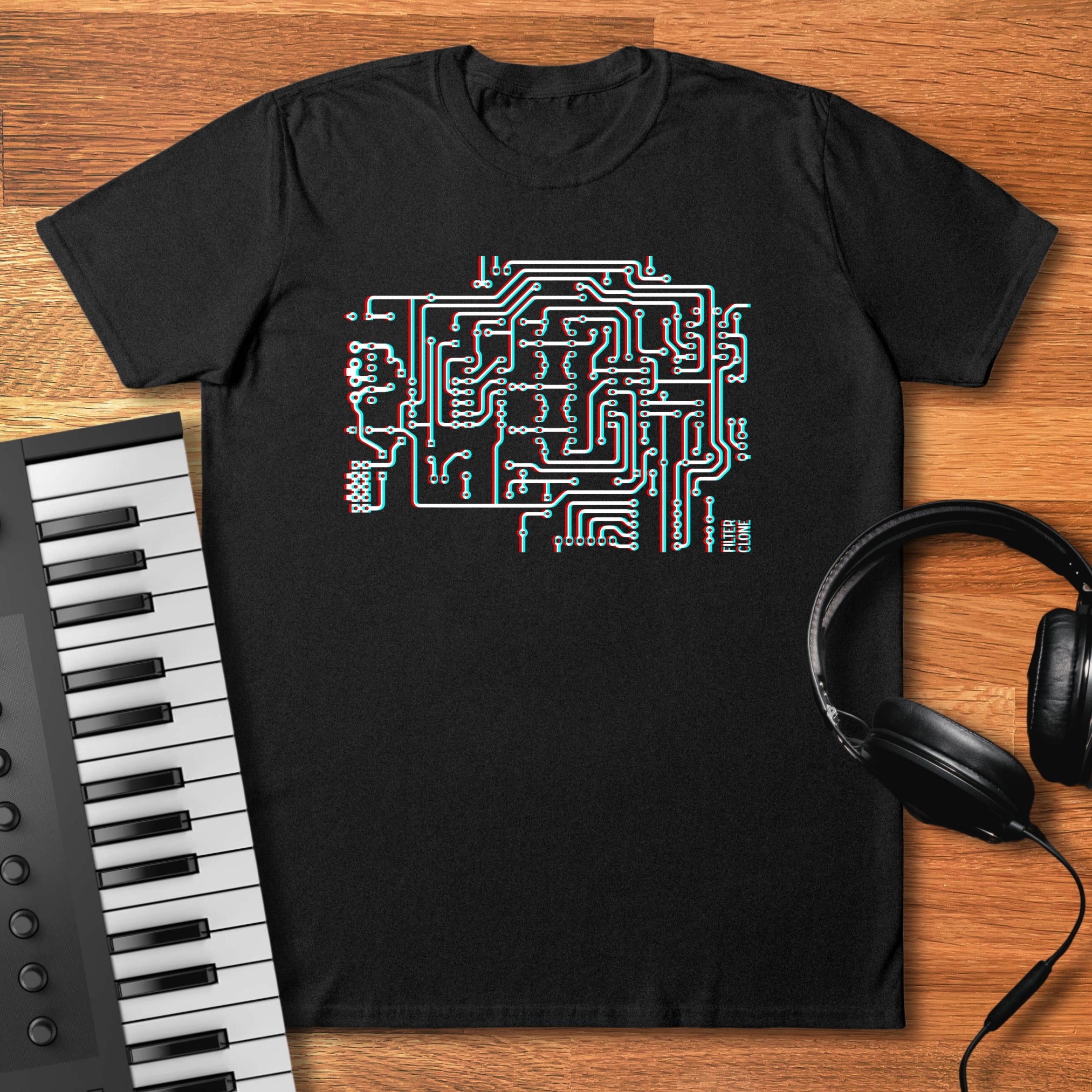 Synth Circuits Music Production T-Shirt