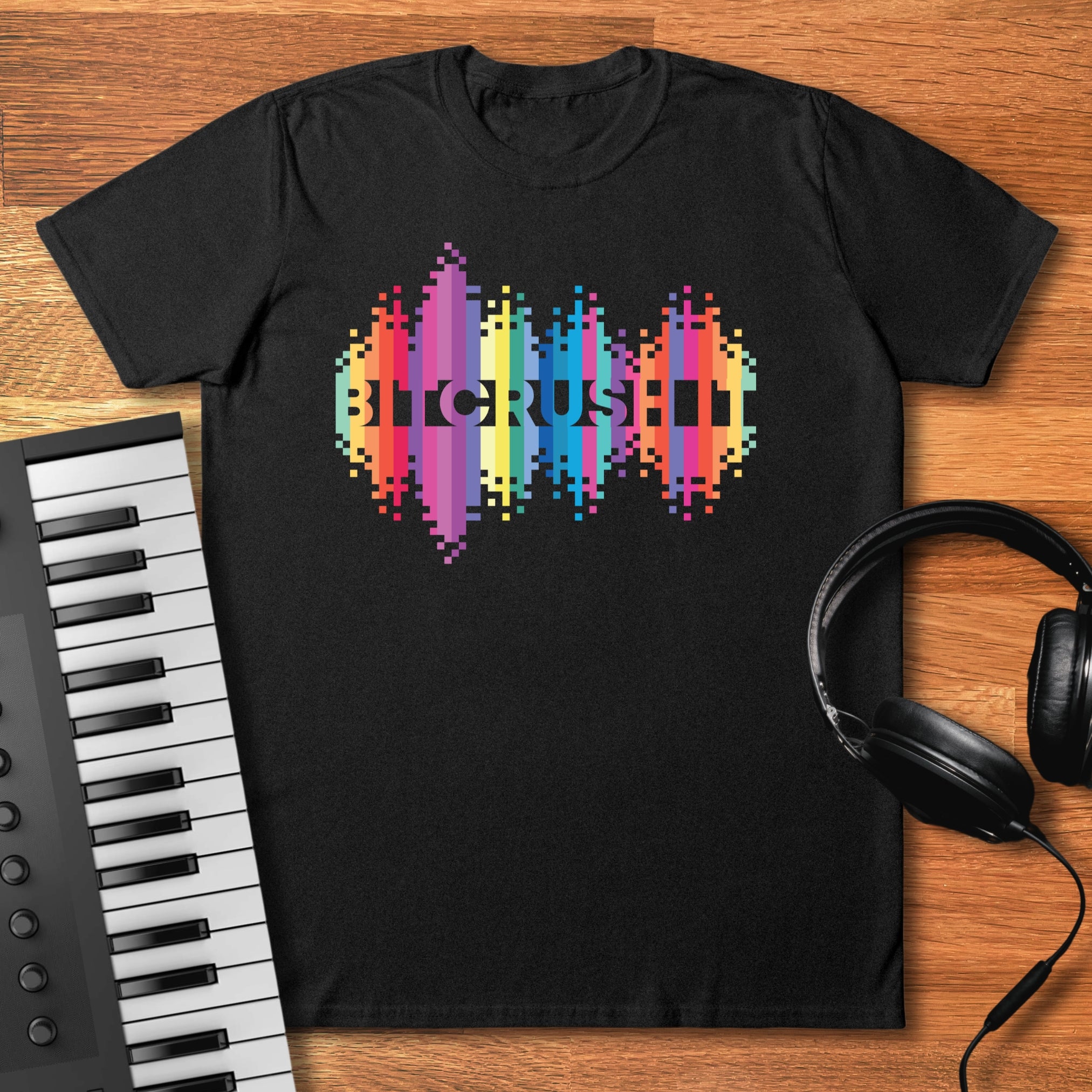 Bitcrush It Music T-Shirt