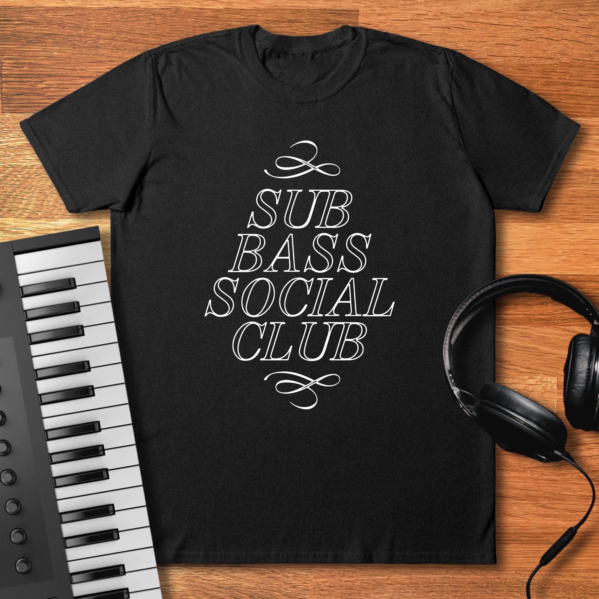 Sub Bass Social Club Music T-Shirt